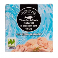 Fish4ever svītrainā tunča fileja savā sulā, 160g